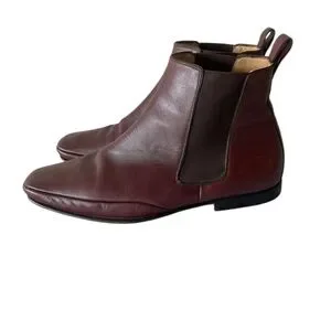 Bally | Shoes | Bally Brown Leather Chelsea Boots Sizeus95 E  display picture 3